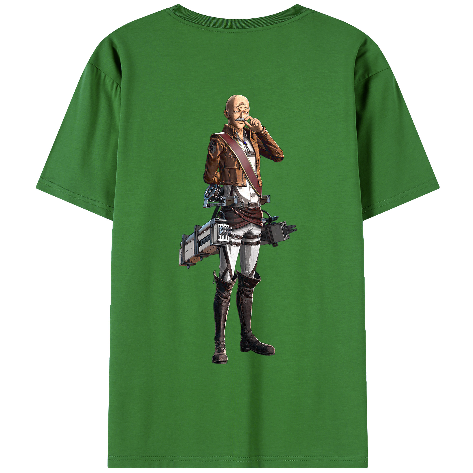 （画像用） 進撃の巨人 ドット·ピクシス Attack on Titan Dot Pixis レディース半袖Tシャツ(バックプリント)